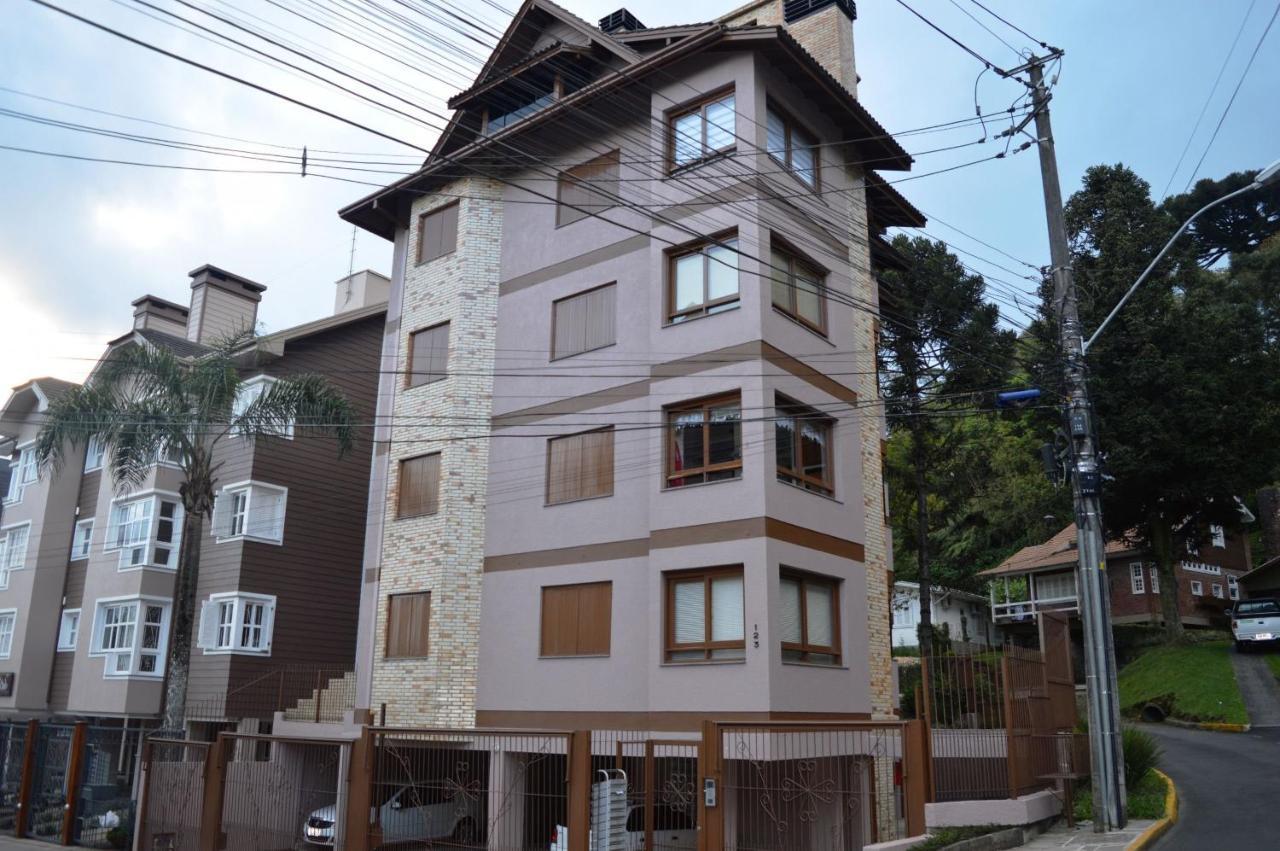 Rosa Apartamento Centro Gramado Esterno foto