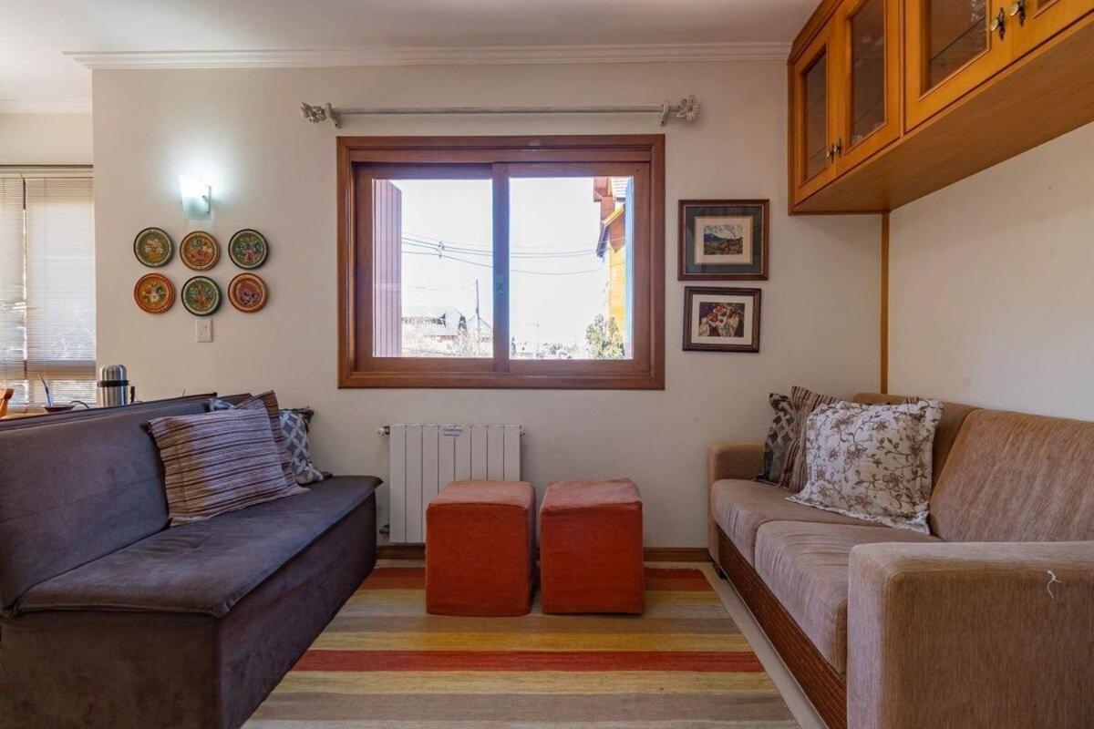 Rosa Apartamento Centro Gramado Esterno foto