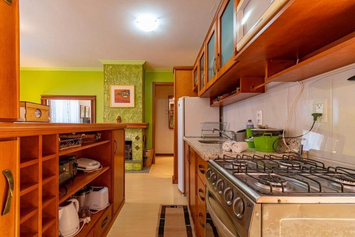 Rosa Apartamento Centro Gramado Esterno foto