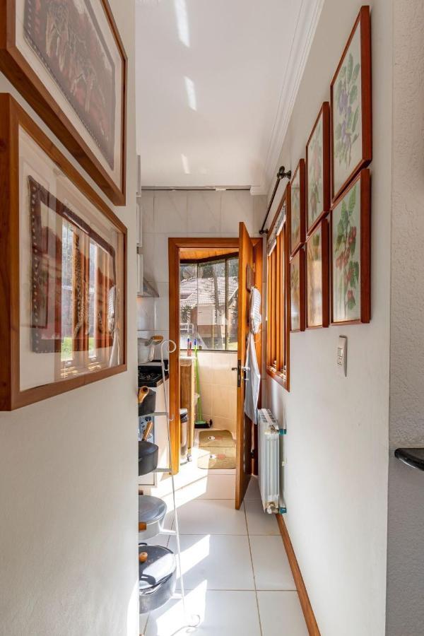 Rosa Apartamento Centro Gramado Esterno foto